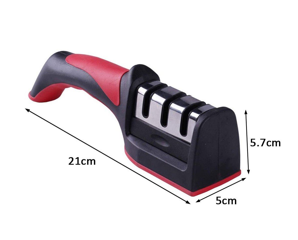 2 AFILADORES DE CUCHILLOS PREMIUM + 1 TRITURADOR DE AJO GRATIS - SHAORA