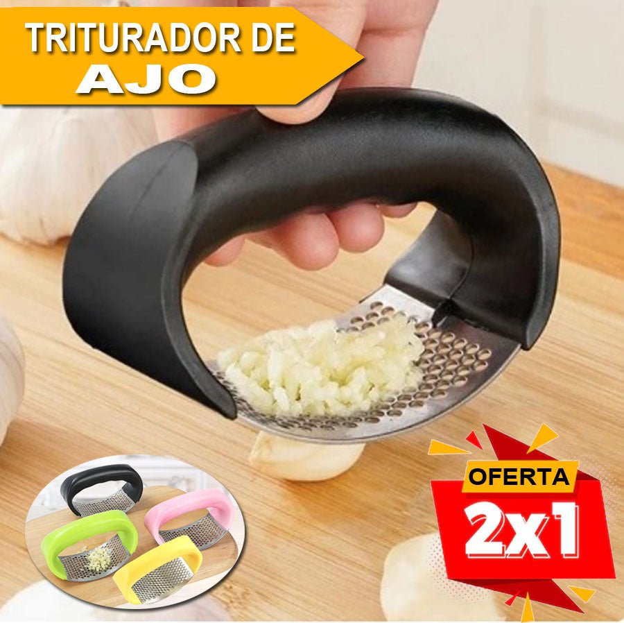 2 Trituradores de Ajo + 1 Afilador de Cuchillo Gratis - SHAORA