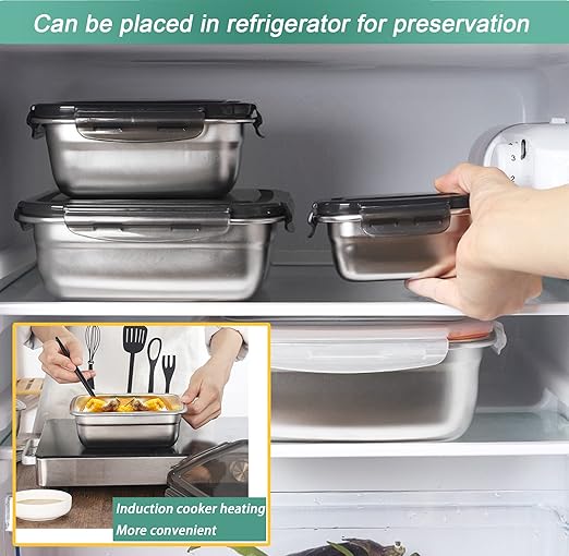 PACK DE 3 TAPERS de ACERO INOX - MULTIUSO