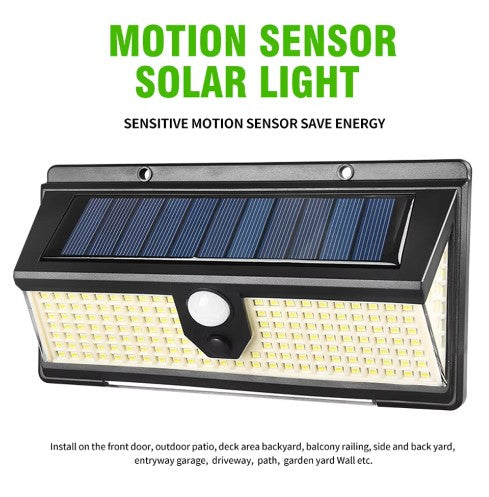 Lámpara Solar Con Sensor de Movimiento