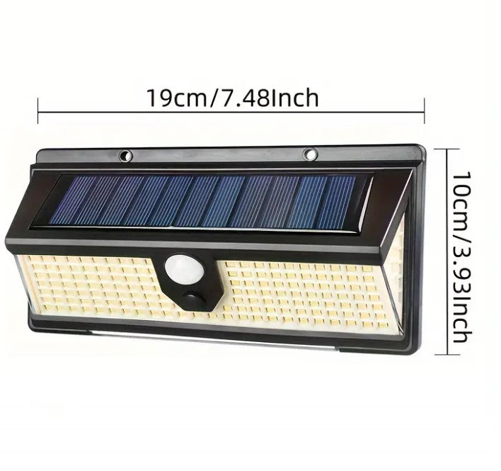 Lámpara Solar Con Sensor de Movimiento