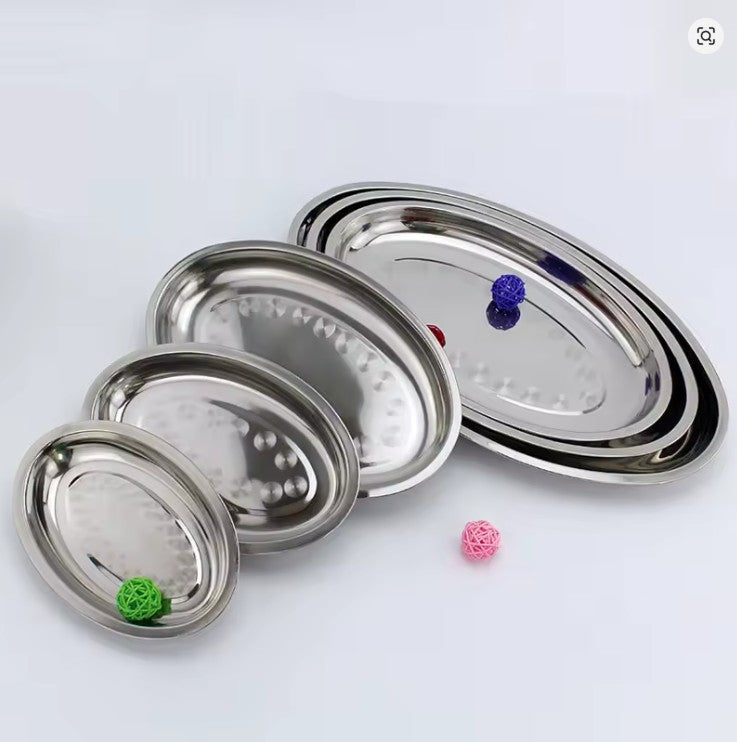 Set de Fuentes de Acero Inoxidable x4