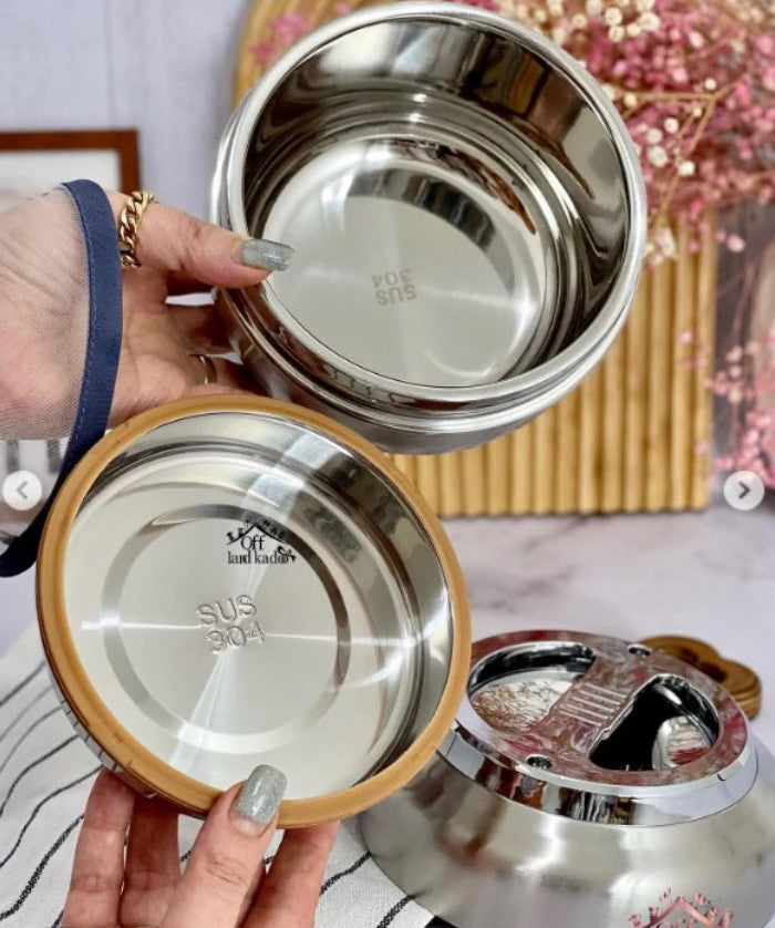 🍝 Lonchera Térmica 1L Acero Inox.