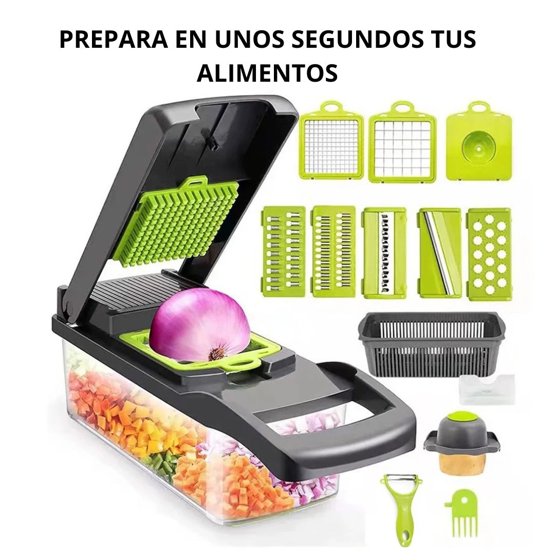 Picador y Rallador de Verduras y Frutas Premium