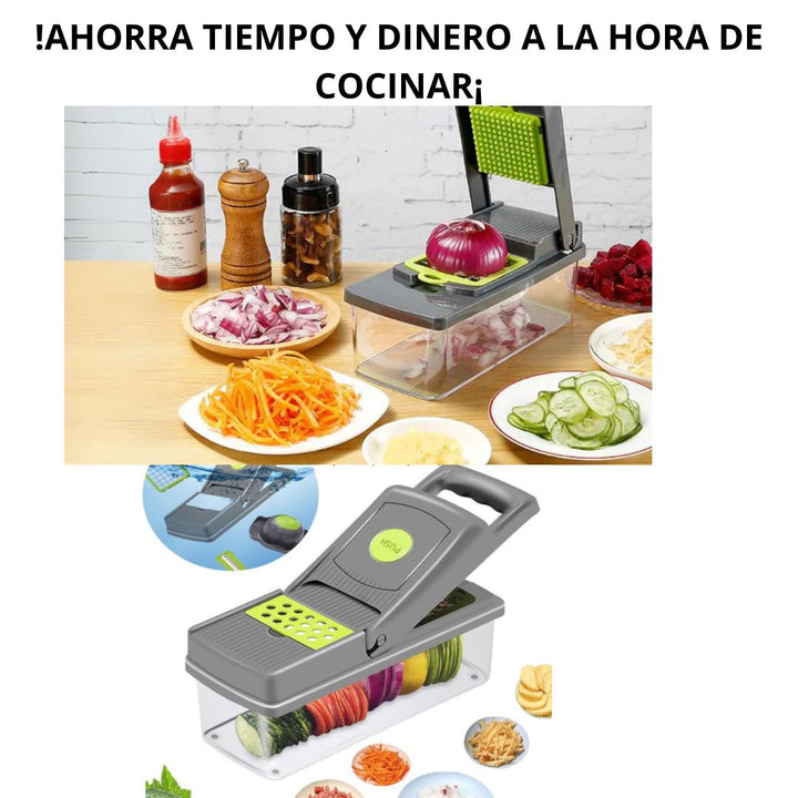 Picador y Rallador de Verduras y Frutas Premium