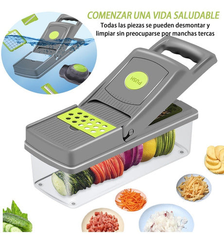 Picador y Rallador de Verduras y Frutas Premium