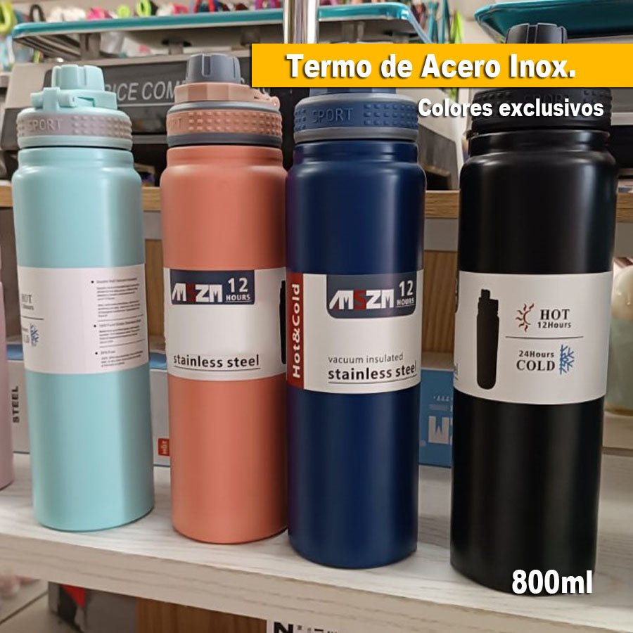 Termo de Acero Inox. 800ml - SHAORA