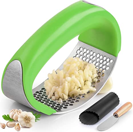 2 Trituradores de Ajo + 1 Afilador de Cuchillo Gratis - SHAORA