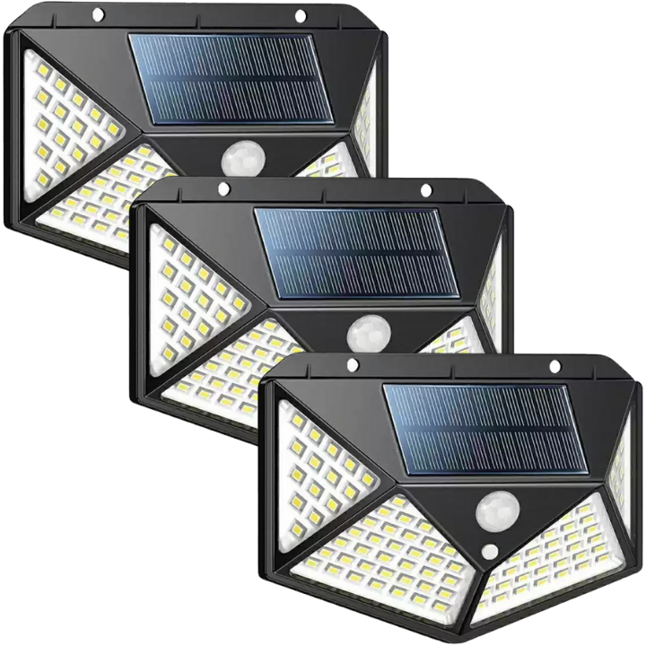 Luz Solar LED para exteriores, Sensor de movimiento.
