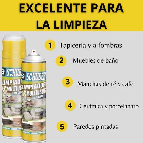 Schubert™ Espuma Limpiadora Multiusos - SHAORA